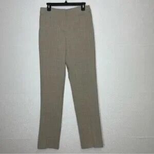 Tan Straight-Leg Pants